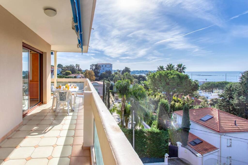 Апартаменты A6- 2 Bdr Incredible Sea View - Ac, Garage & Terrace Антиб Экстерьер фото