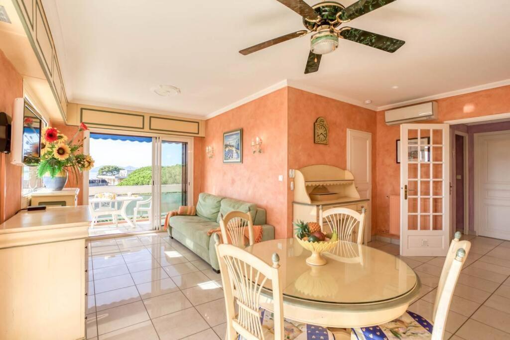 Апартаменты A6- 2 Bdr Incredible Sea View - Ac, Garage & Terrace Антиб Экстерьер фото